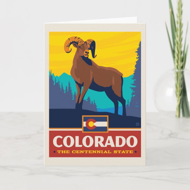 Staatsstolz | Colorado Karte (Vorderseite)