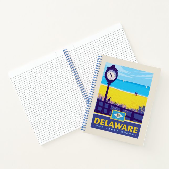 Staatsstolz | Delaware Notizbuch (Innenseite)