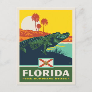 Staatsstolz Florida Postkarte