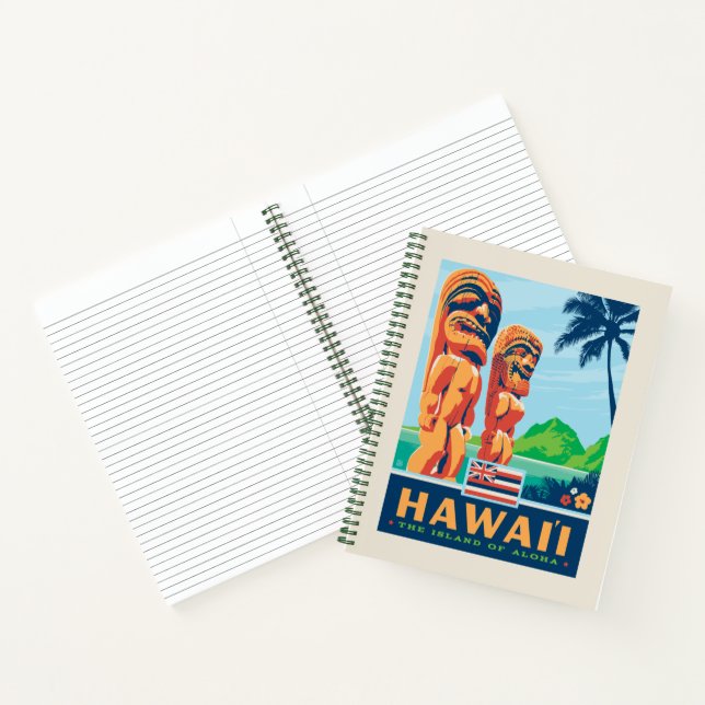 Staatsstolz | Hawaii Notizbuch (Innenseite)