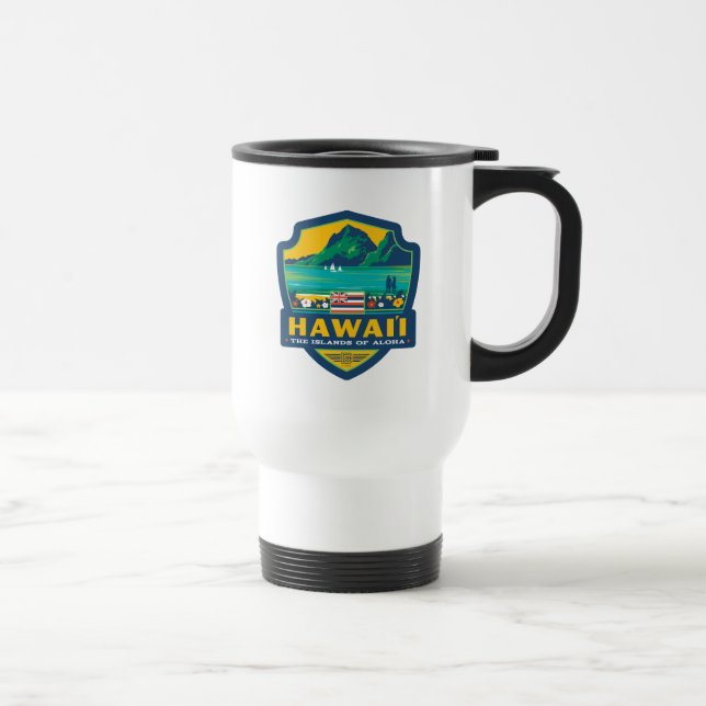 Staatsstolz | Hawaii Reisebecher (Rechts)