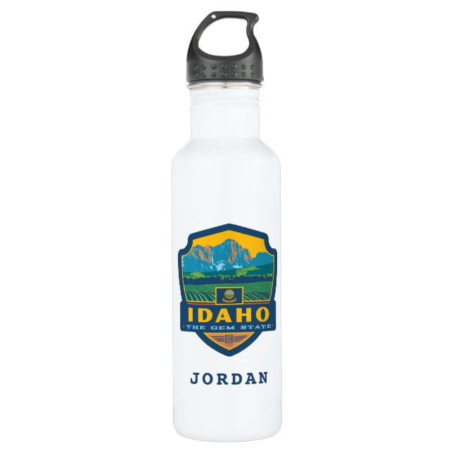 Staatsstolz | Idaho Edelstahlflasche (Vorderseite)