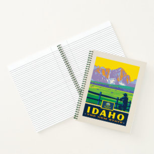 Staatsstolz   Idaho Notizbuch