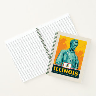 Staatsstolz Illinois Notizbuch