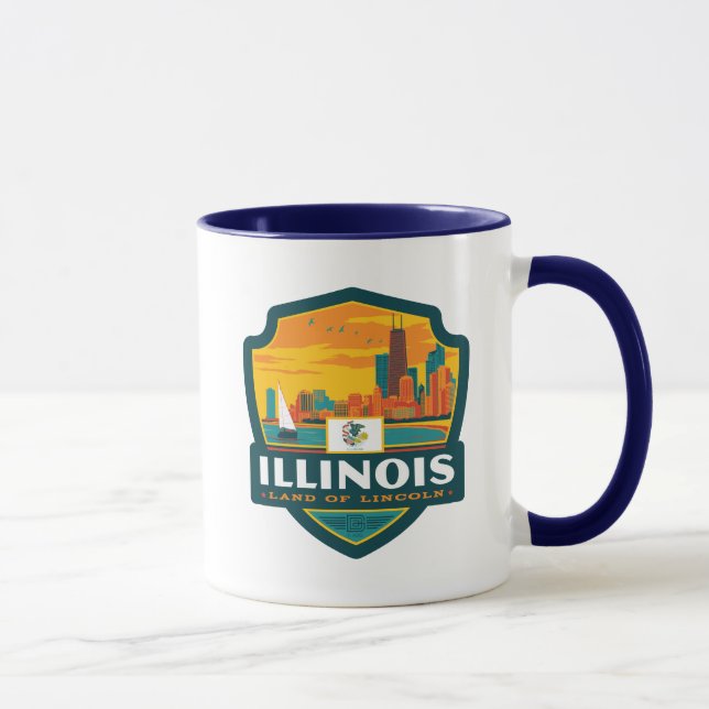 Staatsstolz | Illinois Tasse (Rechts)