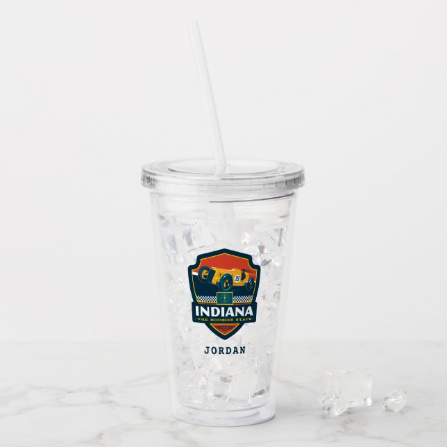 Staatsstolz | Indiana Acryltrinkbecher (Vorderseite Ice)