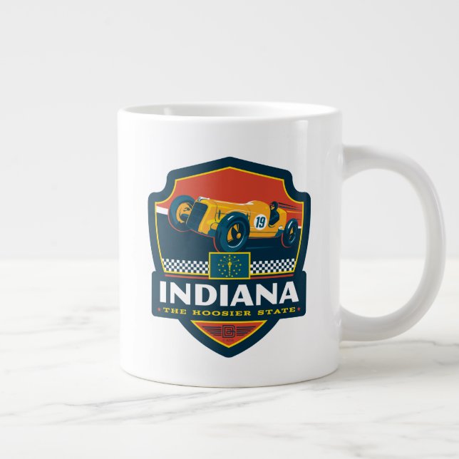Staatsstolz | Indiana Jumbo-Tasse (Rechts)