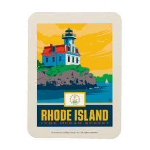 Staatsstolz   Insel Rhode Magnet