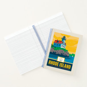 Staatsstolz Insel Rhode Notizbuch