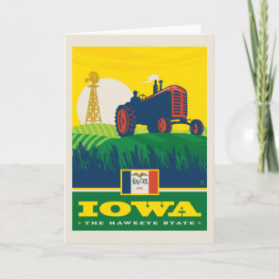 Staatsstolz   Iowa Karte