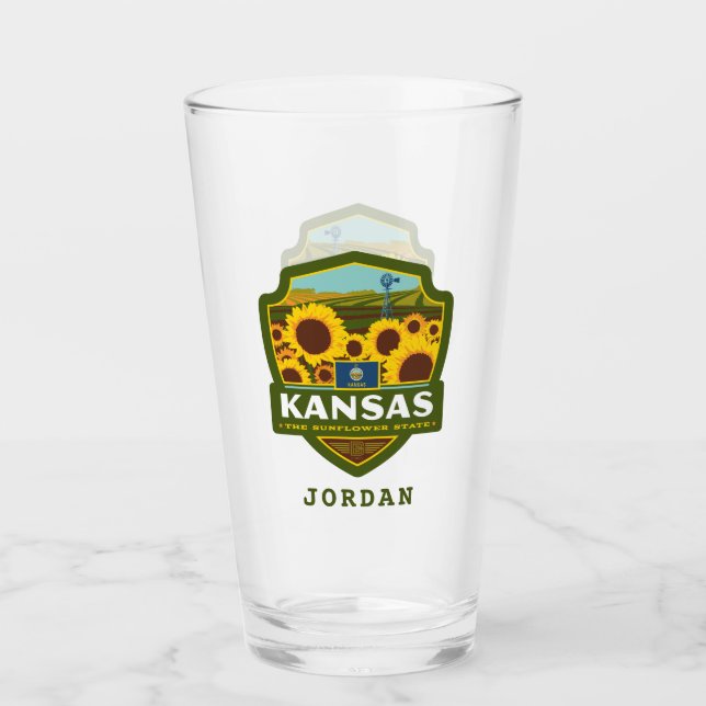 Staatsstolz | Kansas Glas (Vorderseite)