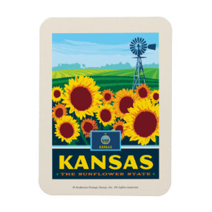 Staatsstolz   Kansas Magnet