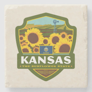Staatsstolz  Kansas Steinuntersetzer