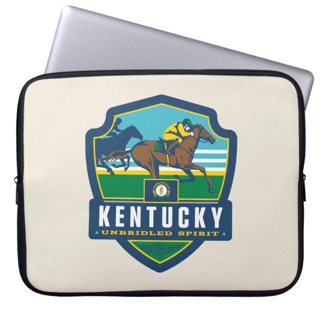 Staatsstolz | Kentucky Laptopschutzhülle (Vorderseite)