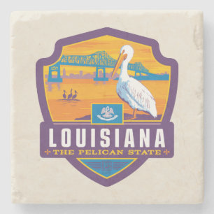 Staatsstolz Louisiana Steinuntersetzer