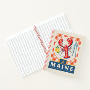 Staatsstolz Maine Notizbuch