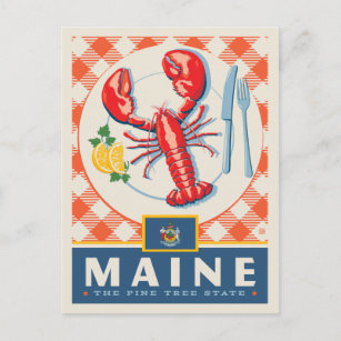 Staatsstolz   Maine Postkarte