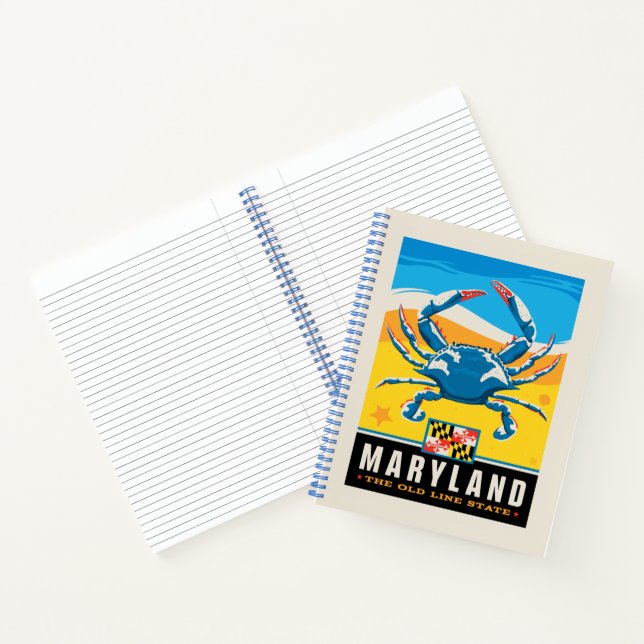 Staatsstolz | Maryland Notizbuch (Innenseite)