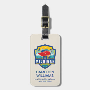 Staatsstolz Michigan Gepäckanhänger
