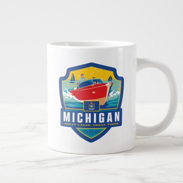 Staatsstolz | Michigan Jumbo-Tasse (Rechts)