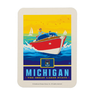 Staatsstolz Michigan Magnet