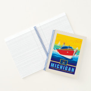 Staatsstolz Michigan Notizbuch