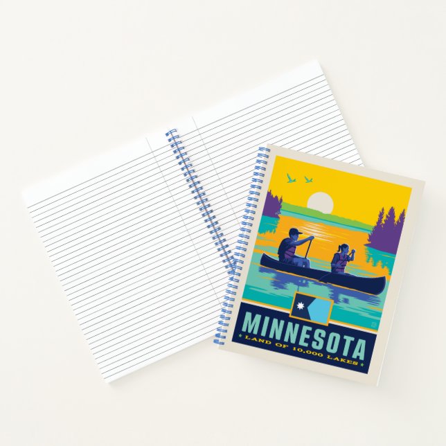 Staatsstolz | Minnesota Notizbuch (Innenseite)