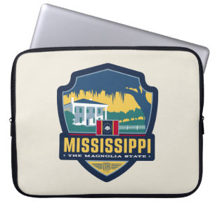 Staatsstolz Mississippi Laptopschutzhülle
