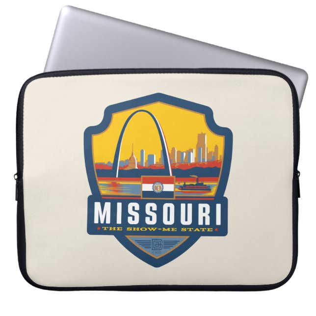 Staatsstolz | Missouri Laptopschutzhülle (Vorderseite)