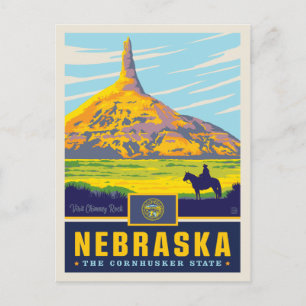Staatsstolz   Nebraska Postkarte
