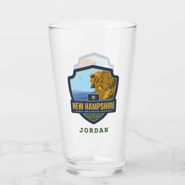 Staatsstolz | New Hampshire Glas (Vorderseite)