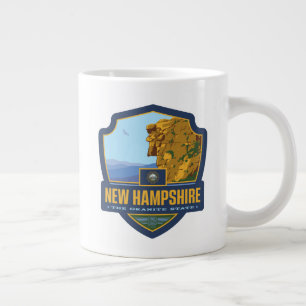 Staatsstolz   New Hampshire Jumbo-Tasse