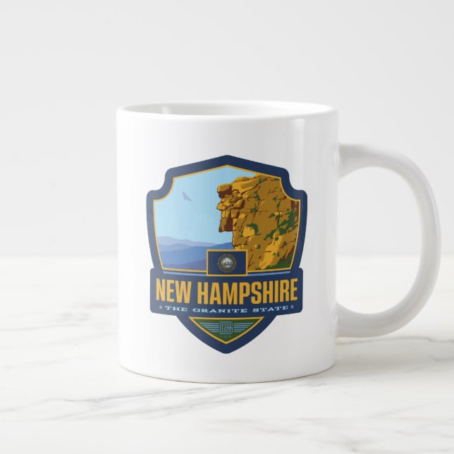 Staatsstolz | New Hampshire Jumbo-Tasse (Rechts)