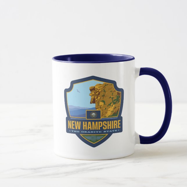 Staatsstolz | New Hampshire Tasse (Rechts)
