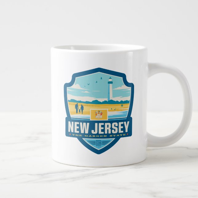 Staatsstolz | New Jersey Jumbo-Tasse (Rechts)