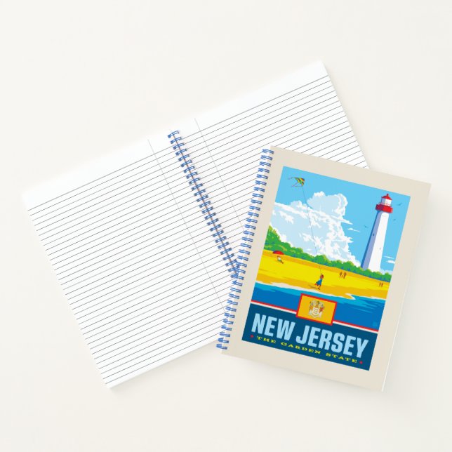 Staatsstolz | New Jersey Notizbuch (Innenseite)