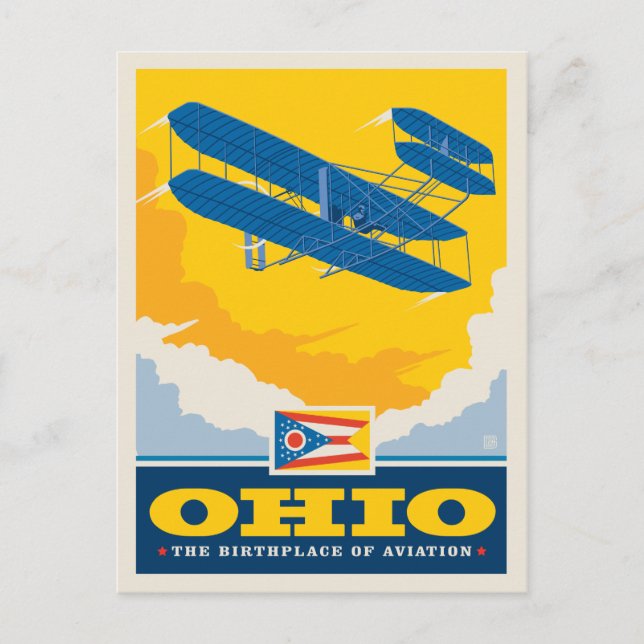 Staatsstolz | Ohio Postkarte (Vorderseite)
