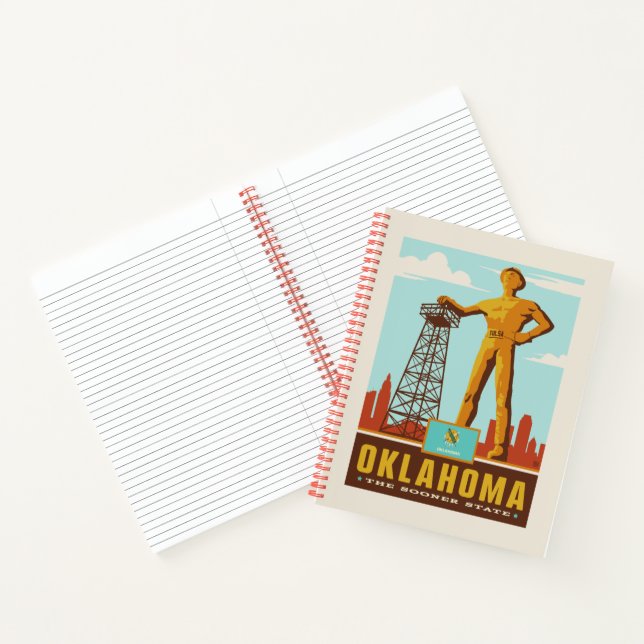 Staatsstolz | Oklahoma Notizbuch (Innenseite)