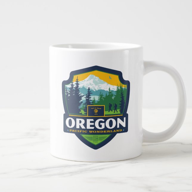 Staatsstolz | Oregon Jumbo-Tasse (Rechts)