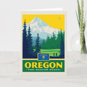 Staatsstolz Oregon Karte