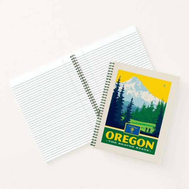 Staatsstolz | Oregon Notizbuch (Innenseite)