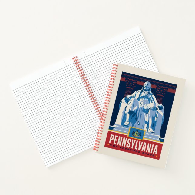 Staatsstolz | Pennsylvania Notizbuch (Innenseite)