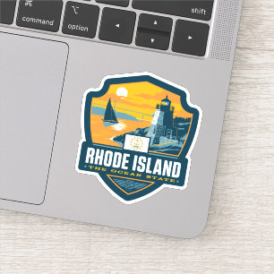 Staatsstolz   Rhode Island Aufkleber