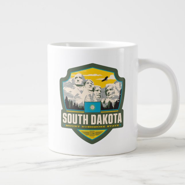 Staatsstolz | South Dakota Jumbo-Tasse (Rechts)