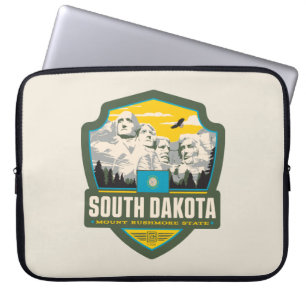 Staatsstolz South Dakota Laptopschutzhülle