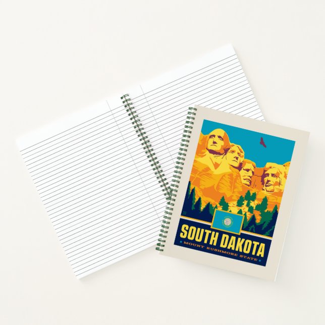Staatsstolz | South Dakota Notizbuch (Innenseite)