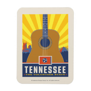 Staatsstolz Tennessee 2 Magnet