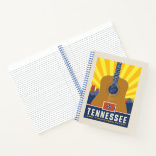 Staatsstolz Tennessee 2 Notizbuch