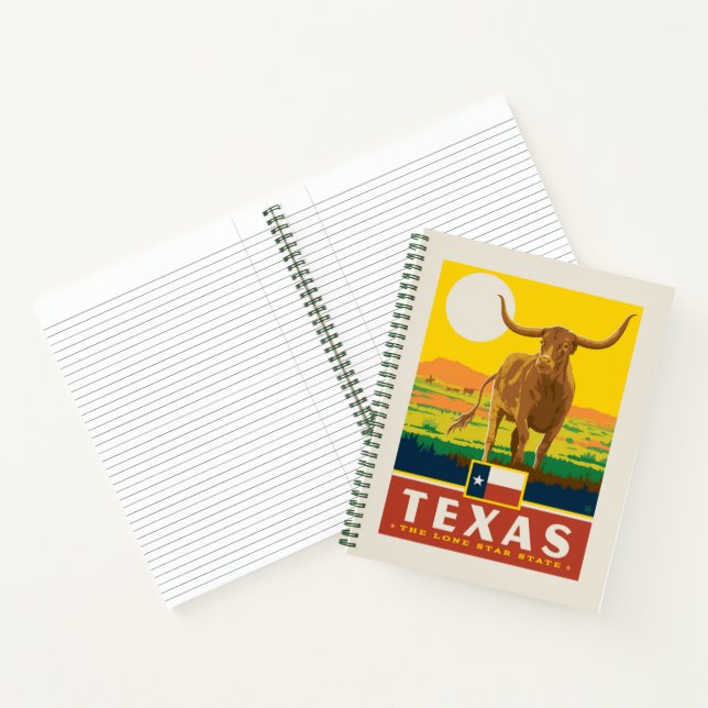Staatsstolz | Texas Notizbuch (Innenseite)
