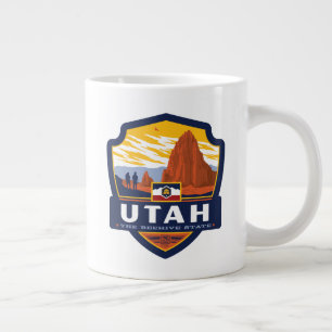 Staatsstolz   Utah Jumbo-Tasse